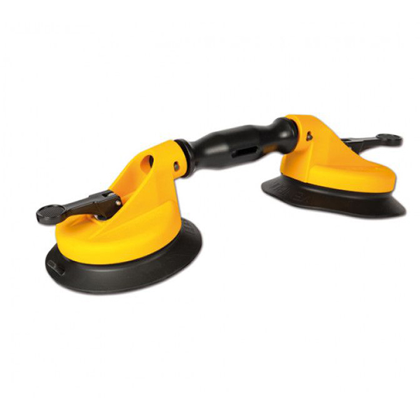 Yellow/Black Double Head Plastic Suction Lifter- Capacity 45kg	