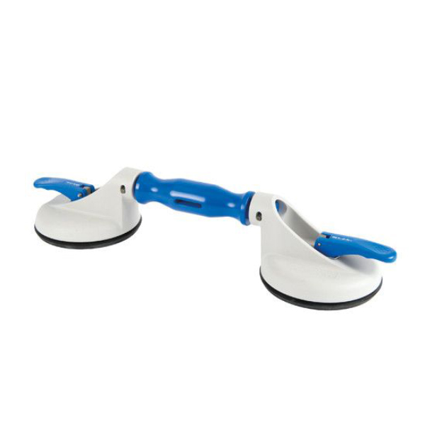 White & Blue Swivel Head Suction Lifter With 50 Kg Load Capacity