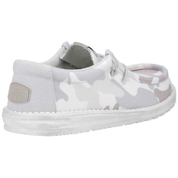 Wally Washed Camouflage Slip-Ons 