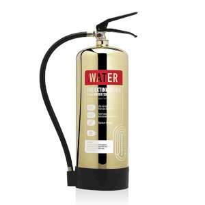 Water Fire Extinguisher Polished Gold 