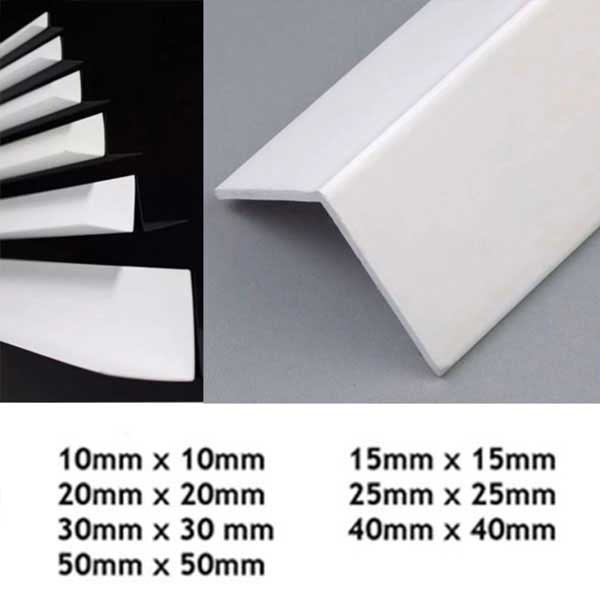 White Plastic Pvc Corner Trim