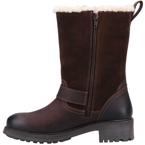 Women Alverton Leather Brown Boots 