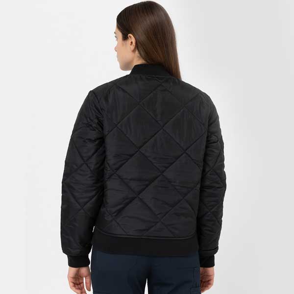 Women's Quilted Bomber Workwear Jacket