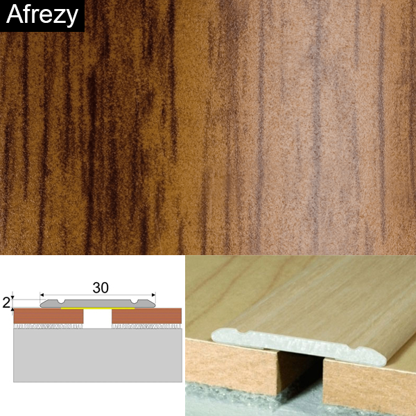 Wood Effect Self Adhesive Door Threashold Door Floor Trim Aluminium