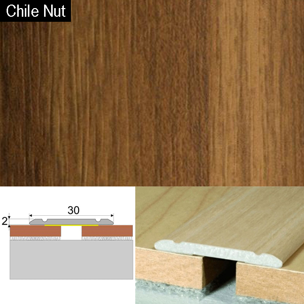 Wood Effect Self Adhesive Door Threashold Door Floor Trim Aluminium