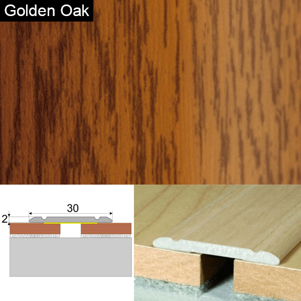 Wood Effect Self Adhesive Door Threashold Door Floor Trim Aluminium