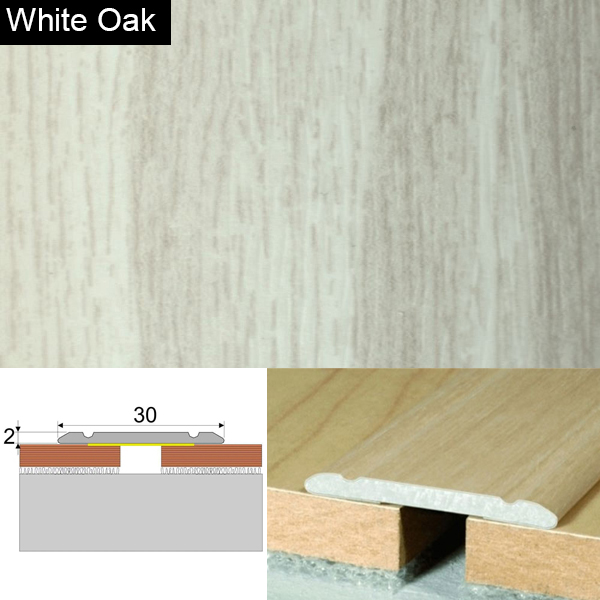 Wood Effect Self Adhesive Door Threashold Door Floor Trim Aluminium