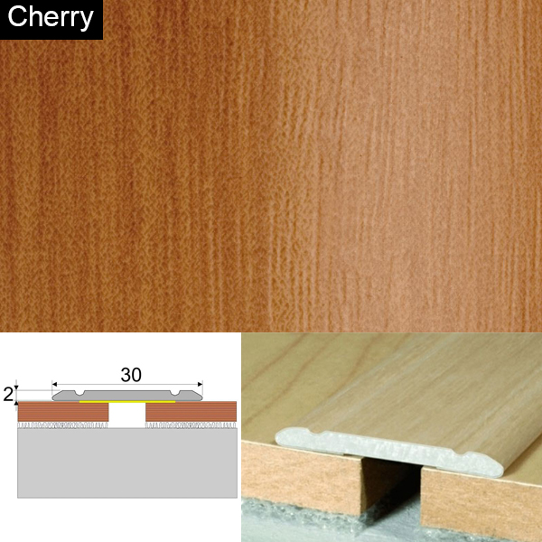 Wood Effect Self Adhesive Door Threashold Door Floor Trim Aluminium