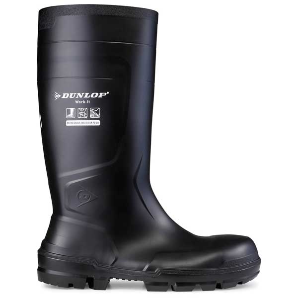 Work It Full Safety Anti Slip Dunlop Wellington Boots