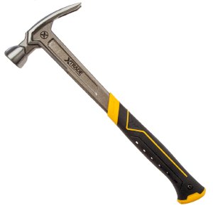 XTrade Anti Slip and Vibration-Resistant Claw Hammer 20oz