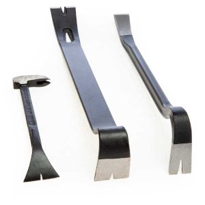 Bending & Breaking Resistant Pry Bar 3 Pieces Set 