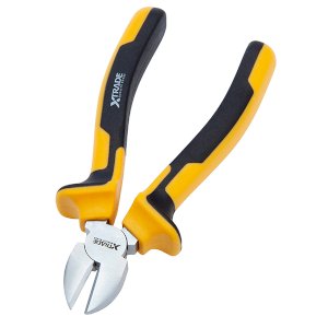 XTrade Diagonal Non-Slip Grip Handles Cutting Pliers 6 Inches