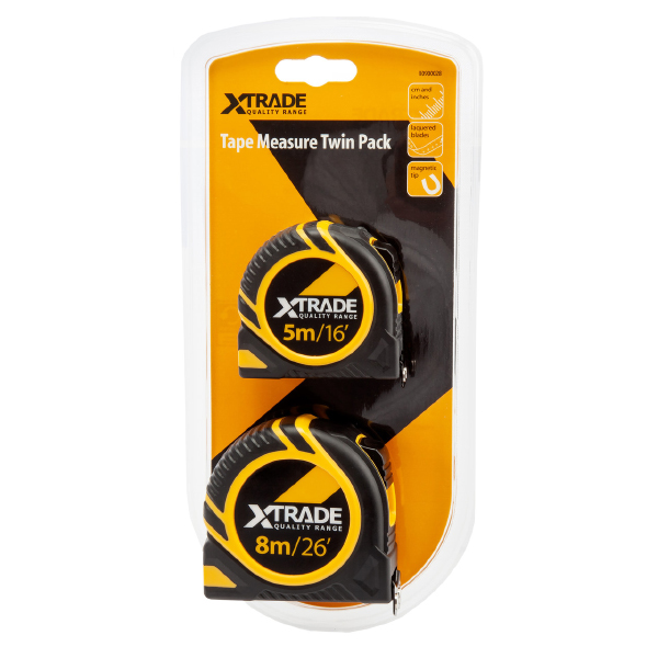  Metric/Imperial Measuring Tape Twin Pack