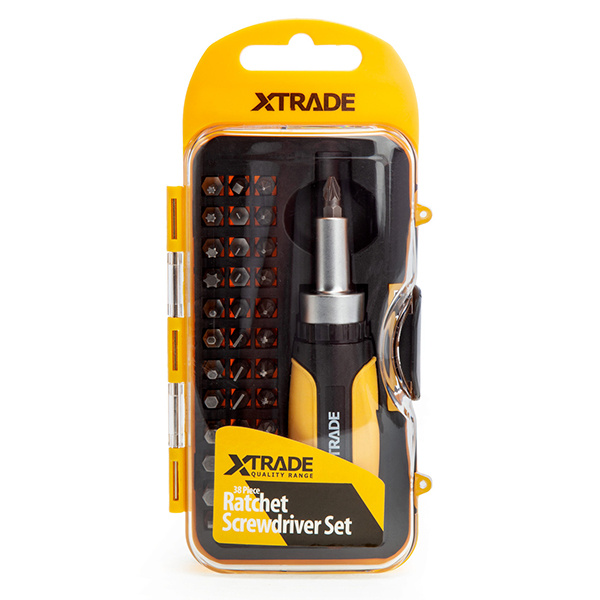 XTrade Torx and Hex Ratchet Screwdriver Set (38 Piece)