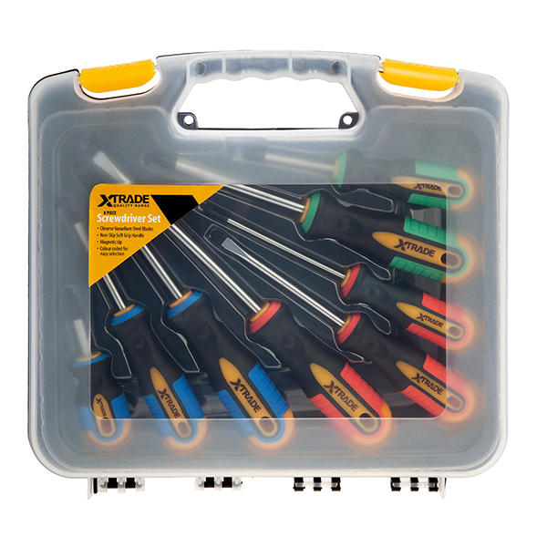 XTrade Screwdriver with Magnetic Tips Set (8 Piece)