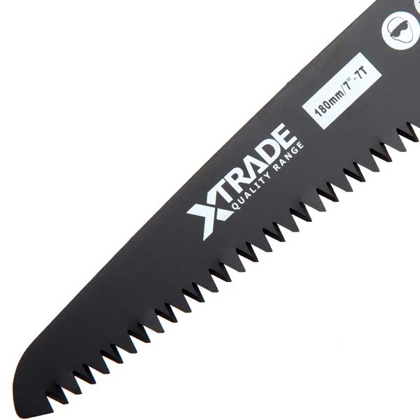 XTrade X0900129 Fast Cut Folding Pruning Saw in Sheath 180mm (7