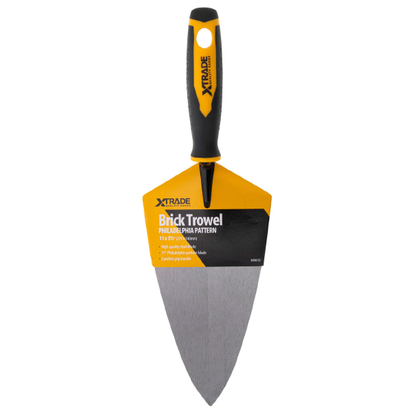 XTrade Philadelphia Pattern Brick Trowel for Shaping and Spreading Mortar