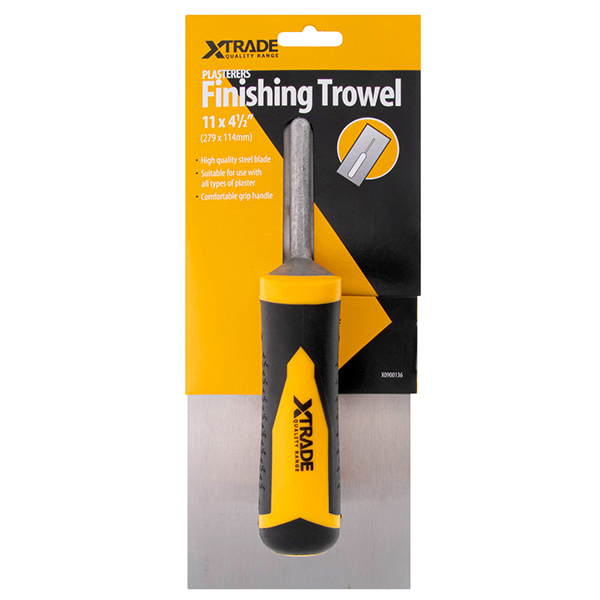 XTrade Plasterers Finishing Trowel Ideal for Plastering and Finishing Walls for Seamless Finish