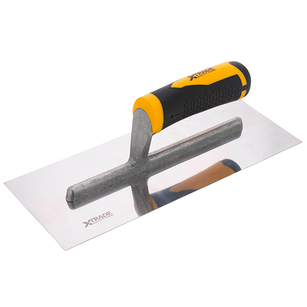 XTrade Plasterers Finishing Trowel with Stainless Steel Blade 