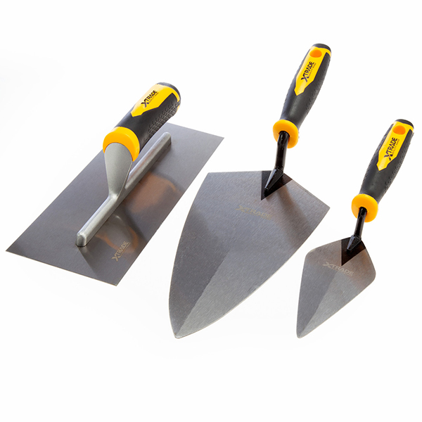 XTrade Versatile Bricklaying and Plastering Set of 3 Range of Sizes for Every Task 