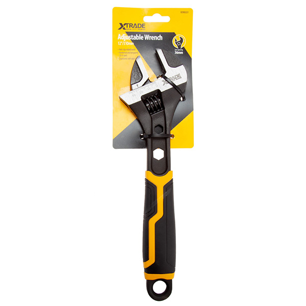 XTrade Adjustable High Quality CR-V Steel Wrench 12 Inches