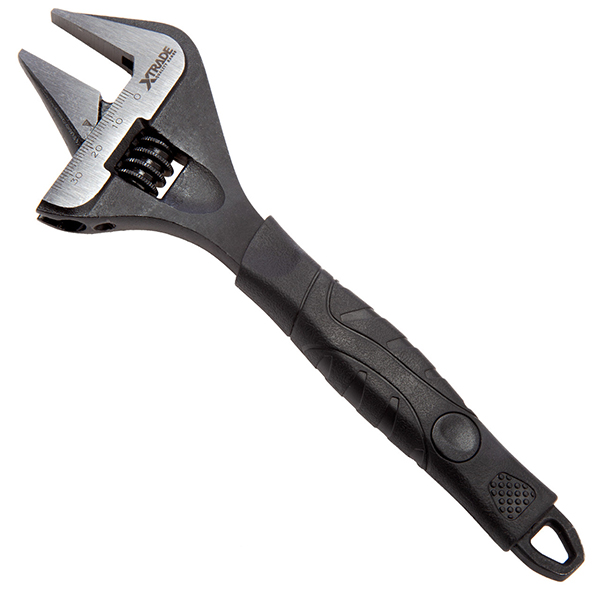 Non-Slip Grip Handle XTrade Wide Jaw Adjustable Wrench 8 Inches