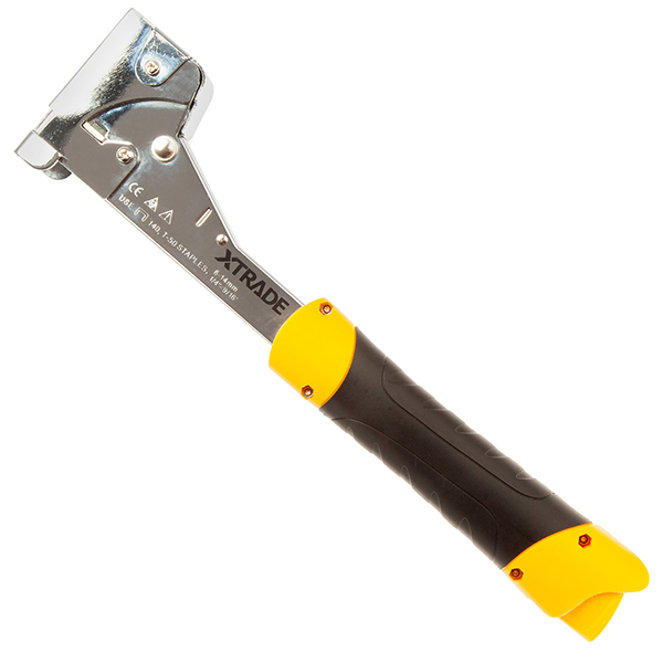 XTrade Pro Heavy Duty and Time-Efficient Hammer Tacker for Flat Wire Staples 6-14mm