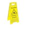 Yellow A-Frame Plastic Floor Signs 