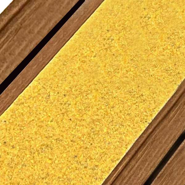 Yellow Anti-Slip GRP Decking Strips