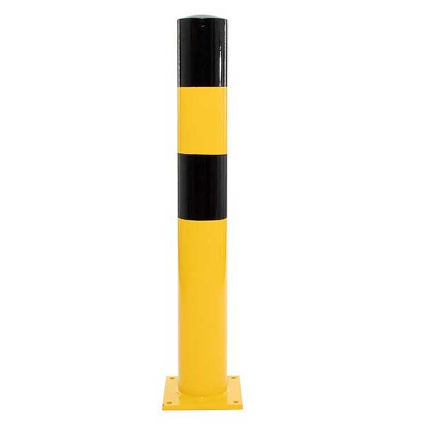 Yellow/Black Safety Bollards For Indoor & Outdoor