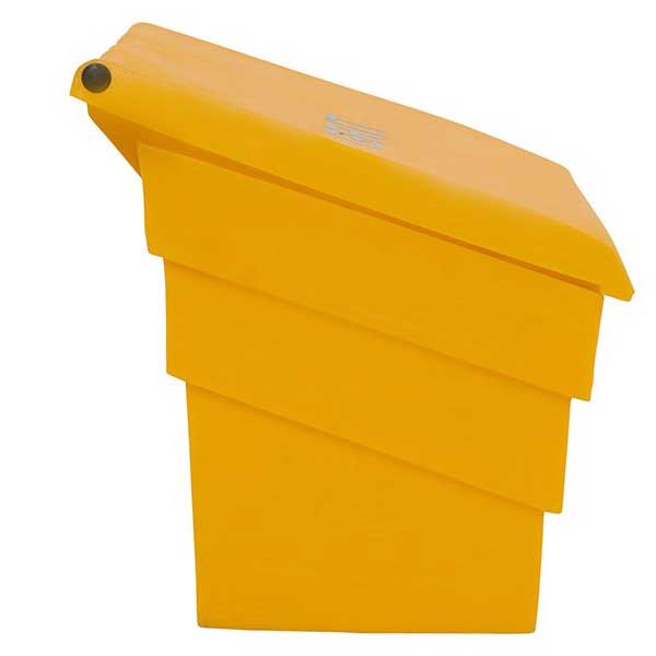 Yellow Grit Bin With 50Litre Capacity