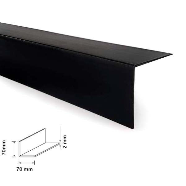 Buy High Quality Black Pvc Plastic Corner 90 Degree Angle Trim 244m Long 5161