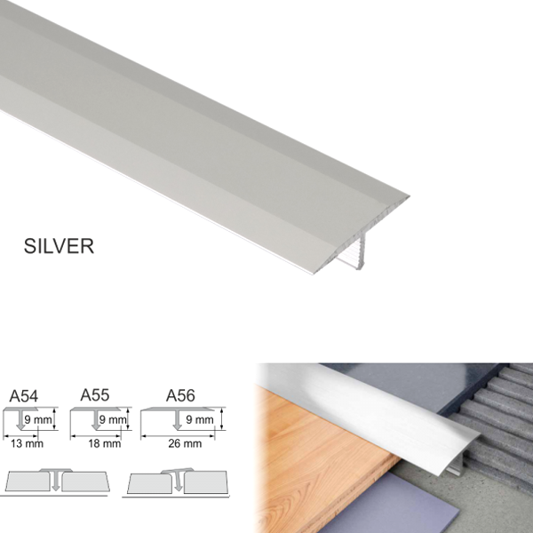 Shop Top Quality Threshold Trim T Bar Transition Trim For Tiles Aluminium